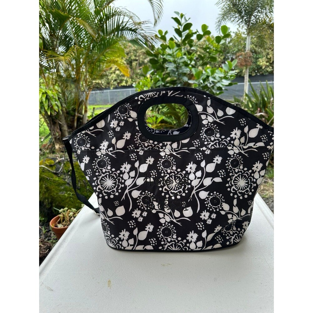 Thirty One Discontinued Floral Brushstroke Party Thermal Insulated Cooler Bag